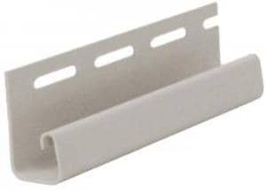 Купить Профиль-J FineBer белый, 3,66 м для наружной отделки дома по низкой цене