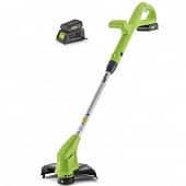 Купить Триммер Greenworks G24LT30K2 Basic аккумуляторный с аккумулятором 2Ач и зарядным устройством по низкой цене