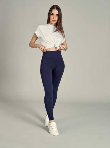 Купить Леггинсы Piazza Italia базовые, синие по низкой цене