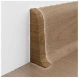 Деревянный, металлический, пластиковый напольный плинтус.