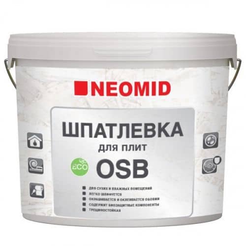 Купить Шпатлевка Neomid для OSB-плит 1,3 кг по низкой цене