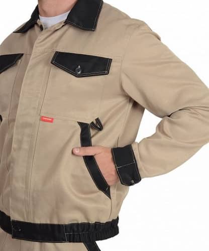 Купить Костюм "ДОКЕР" куртка, полукомбинезон бежевый по низкой цене