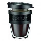 Купить Кружка-френч-пресс Bodum JoyCup для кофе дорожная черная 0,3 л по низкой цене