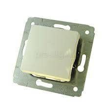 Купить Механизм переключателя проходного 1-кл. СП Cariva 10А IP20 250В 10AX авт. клеммы сл. кость Leg 773757 по низкой цене