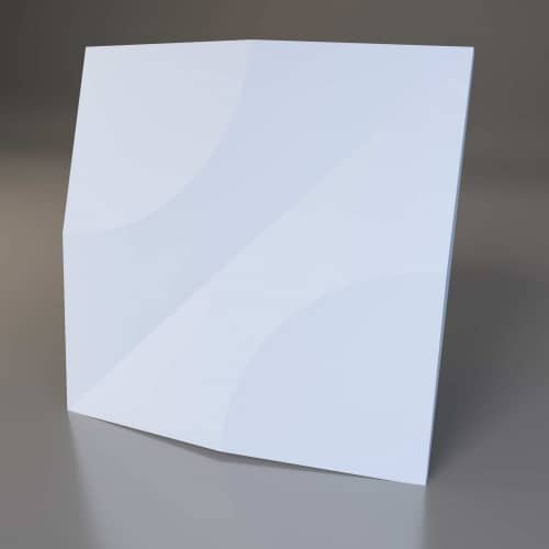 3D панель стеновая Relieffo Flexion 024 из пенополиуретана 600x600x30 мм