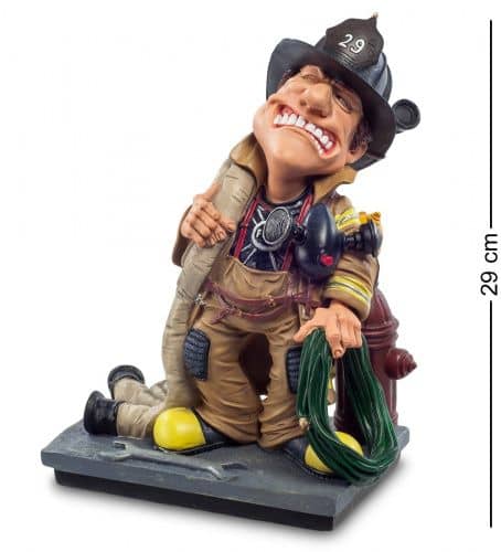 Купить Статуэтка The Comical World of Stratford Пожарный STD-23 по низкой цене