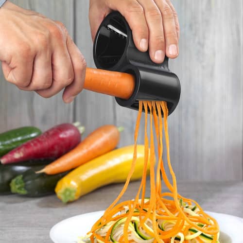 Купить Терка Microplane Easy Prep спиральная с отверстиями двух диаметров по низкой цене