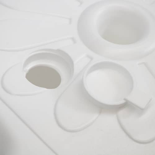 Купить Подставка для зонта пластиковая белая по низкой цене