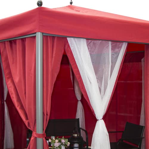 Купить Шатер садовый 1,8х1,8х2,6 м со стенками и антимоскитной сеткой по низкой цене