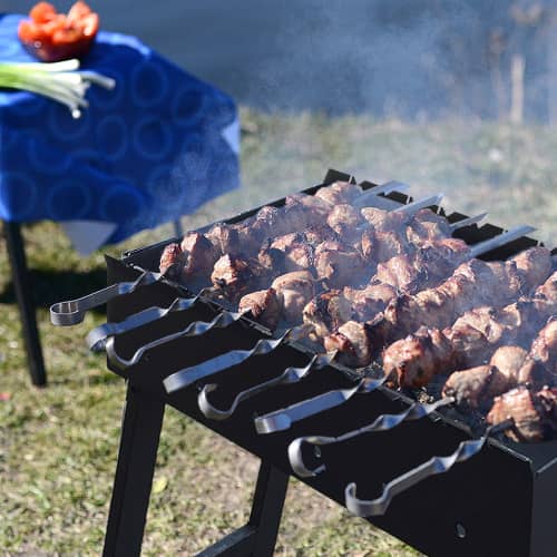 Купить Мангал складной 60х68х30 см сталь 3 мм по низкой цене