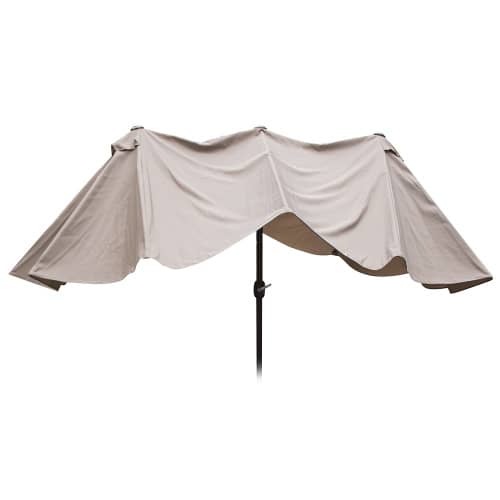 Купить Зонт садовый двойной 2,6х4,5 м по низкой цене