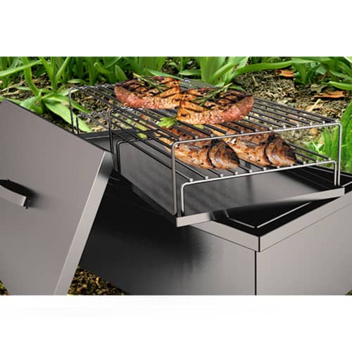 Купить Коптильня Grillux Smoky Proof двухъярусная с гидрозатвором по низкой цене