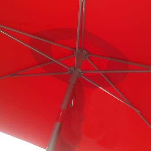 Купить Зонт садовый d2,7 м полиэстер красный по низкой цене