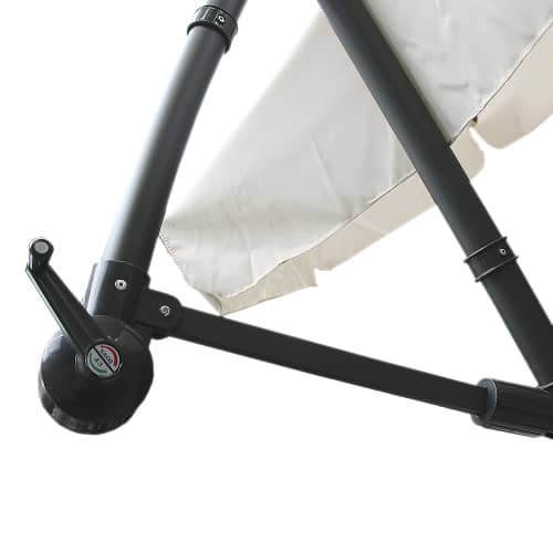 Купить Зонт садовый подвесной d3 м полиэстер белый по низкой цене