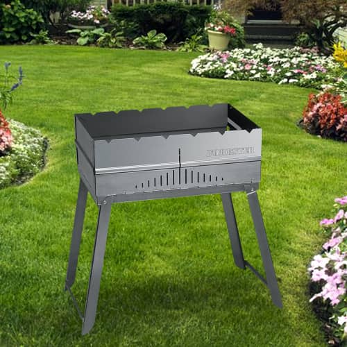 Купить Мангал FORESTER 46х30х55 см в чемодане по низкой цене