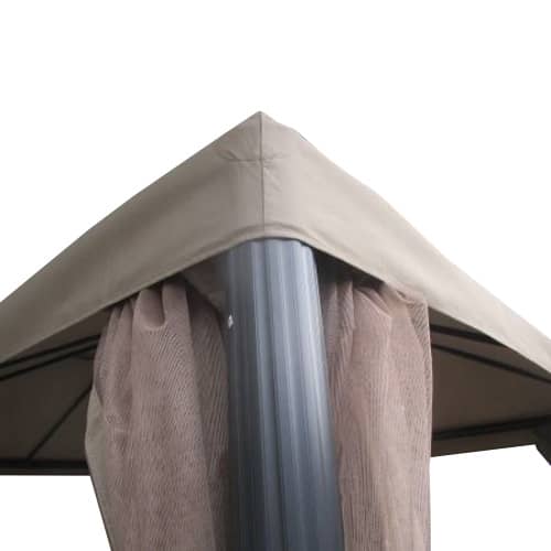 Купить Шатер садовый 3х4х2,9 м бежевый по низкой цене