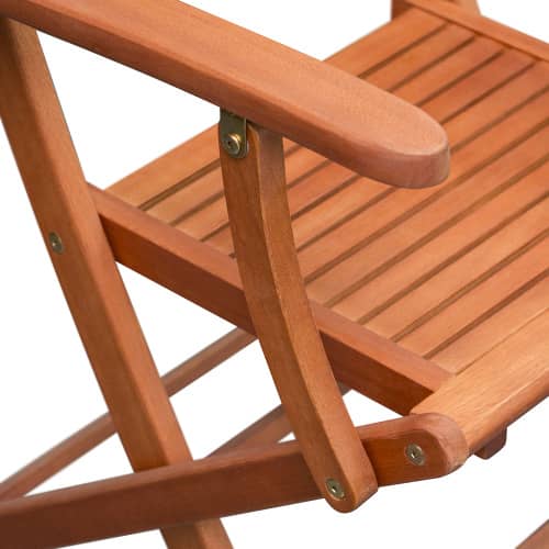 Купить Кресло деревянное складное 55x60x94 см эвкалипт по низкой цене