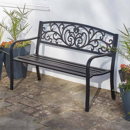 Купить Садовая скамейка 128х60х85 см по низкой цене