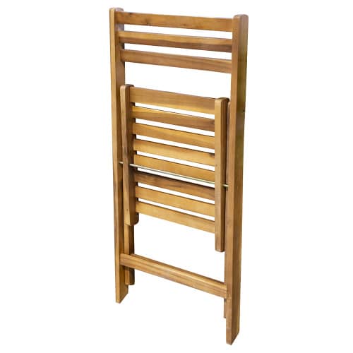 Купить Стул складной 45х58х81 см акация по низкой цене