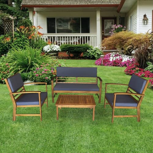 Купить Садовая мебель Софасет 4 предмета с подушками по низкой цене