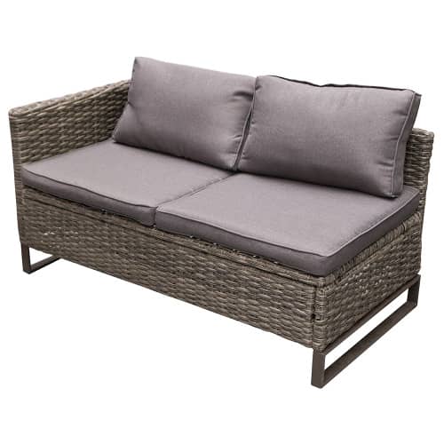 Купить Садовая мебель угловая 4 предмета с ящиком для хранения по низкой цене