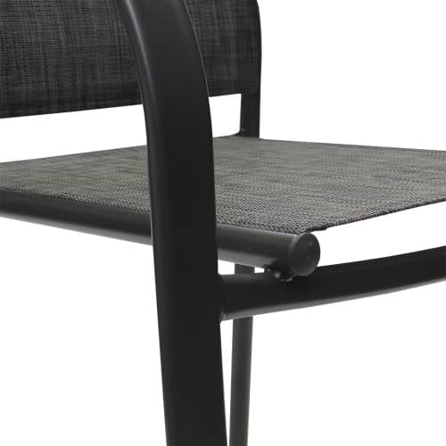 Купить Кресло садовое стальное 65х56х85 см с текстиленом по низкой цене