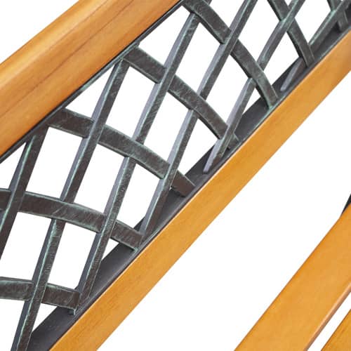 Купить Скамейка садовая 118х52х75 см по низкой цене