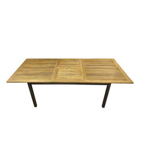 Купить Стол садовый раздвижной 180/240х100х74 см акация по низкой цене