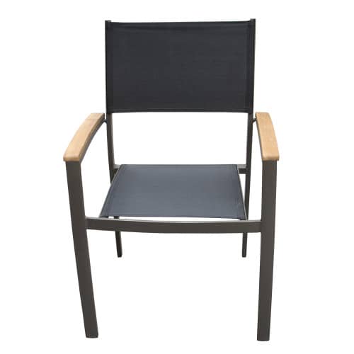 Купить Кресло садовое 59х57,5х90 см алюминий с текстиленом по низкой цене