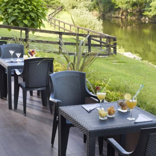 Купить Стол садовый Progarden KING 79x79x72 см антрацит по низкой цене