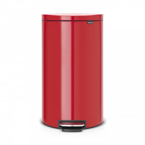 Купить Бак Brabantia FlatBack+ мусорный, пламенно-красный, 30 л по низкой цене