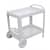 Купить Столик сервировочный пластиковый ASTRO 69x53x72 см с колесами белый по низкой цене