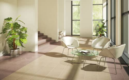 Купить Керамогранит Уральский Гранит матовый, бежевый, 300x8x300 мм по низкой цене