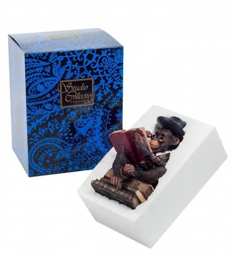 Купить Статуэтка Veronese Обезьяна с книгой WS-194 в стиле стимпанк по низкой цене
