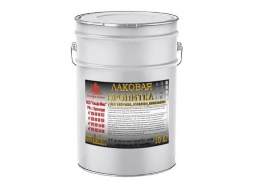 Купить Пропитка Альфа Микс А16 лаковая для бетона и камня 20 л по низкой цене