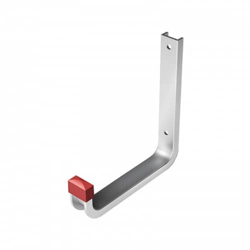 Купить Крюк настенный, 140x150 мм, алюминий, серебро анод. по низкой цене