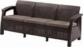 Купить Диван Allibert Corfu Love Seat max пластиковый по низкой цене