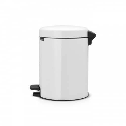 Купить Бак Brabantia newicon мусорный, белый, с внутренним ведром, 5 л по низкой цене