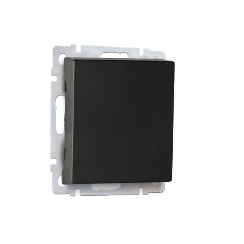Купить Выключатель проходной Smartbuy Нептун без рамки черный по низкой цене