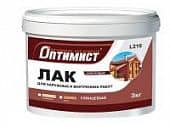 Купить Лак Оптимист L208 акриловый, бесцветный, для внутренних работ 3 кг по низкой цене