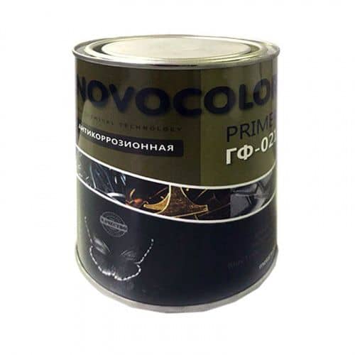 Грунт-эмаль NOVOCOLOR красно-коричневая