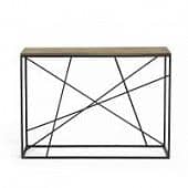 Купить Консоль Intelligent Design Wilson line black темный дуб по низкой цене