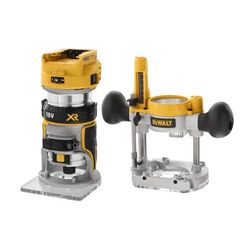 Купить Кромочный фрезер аккумуляторный бесщеточный DeWalt DCW604N 18 В цанга 6/8 мм, без аккумулятора по низкой цене