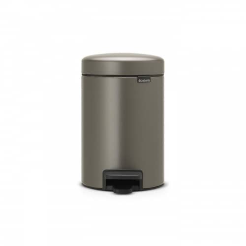 Купить Бак Brabantia newicon мусорный, платиновый, 3 л по низкой цене
