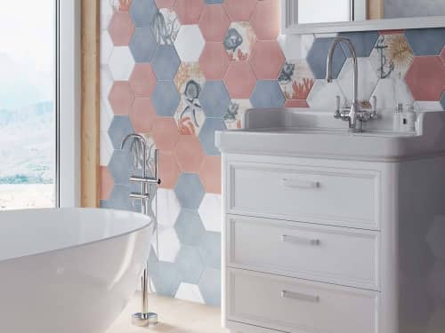 Купить Плитка Kerama Marazzi Эль Салер 24018 розовый 20х23.1 см по низкой цене