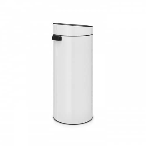 Купить Бак Brabantia Touch Bin New мусорный, белый, 30 л по низкой цене