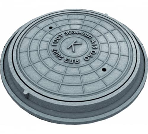 Купить Люк канализационный Gidrolica чугунный тип Л по низкой цене
