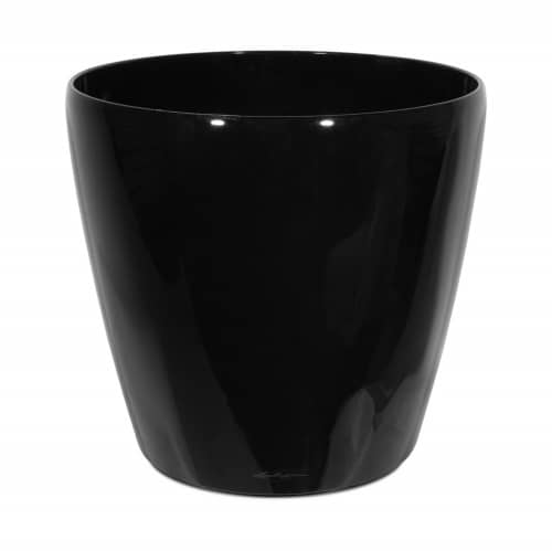 Купить Кашпо пластик Lechuza Classico black high gloss 43x40 см по низкой цене