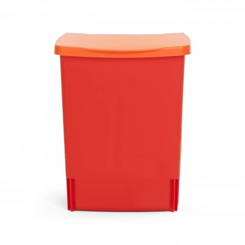 Купить Бак Brabantia мусорный, встраиваемый, красный, 10 л по низкой цене