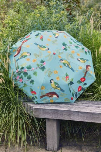 Купить Зонт Burgon & Ball Flora and Fauna складной, механический по низкой цене